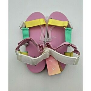 Stoney Clover Lane x Target Sport Sandals Multi Color Pink Women's Size 9. NEW
